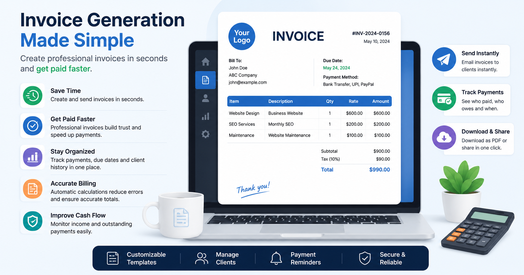  Invoice generation