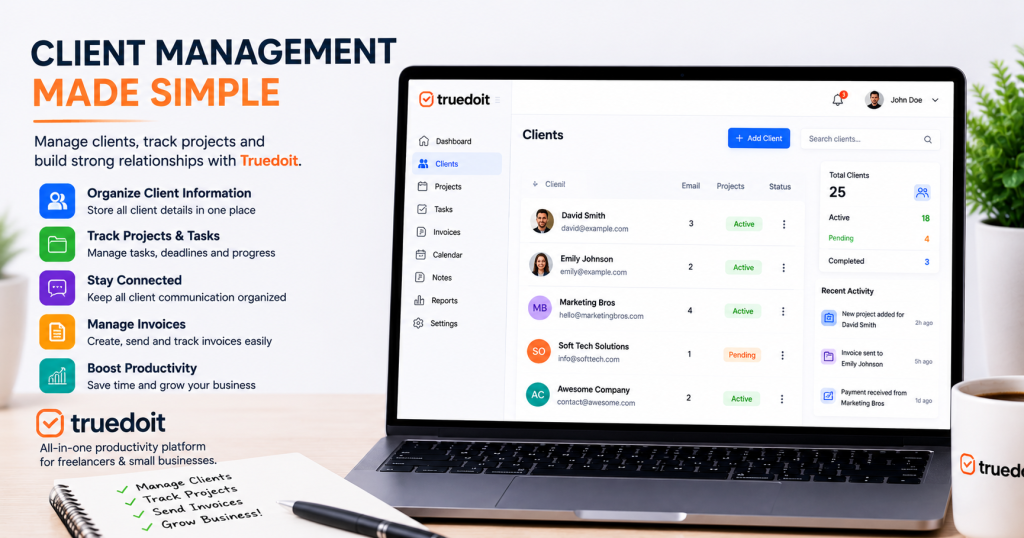 Client management software
