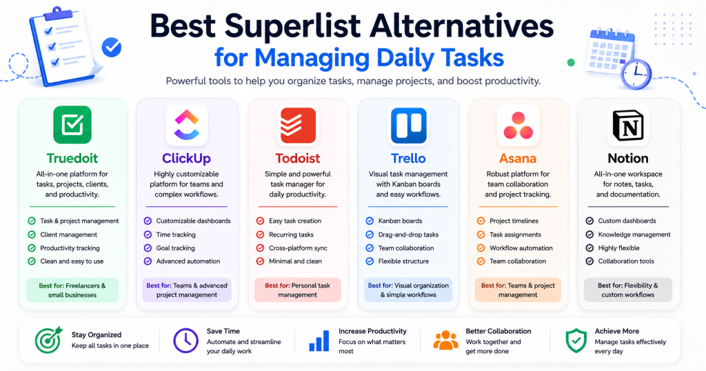 Superlist alternatives