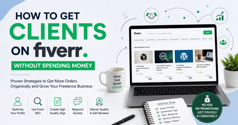 how to get clients on Fiverr