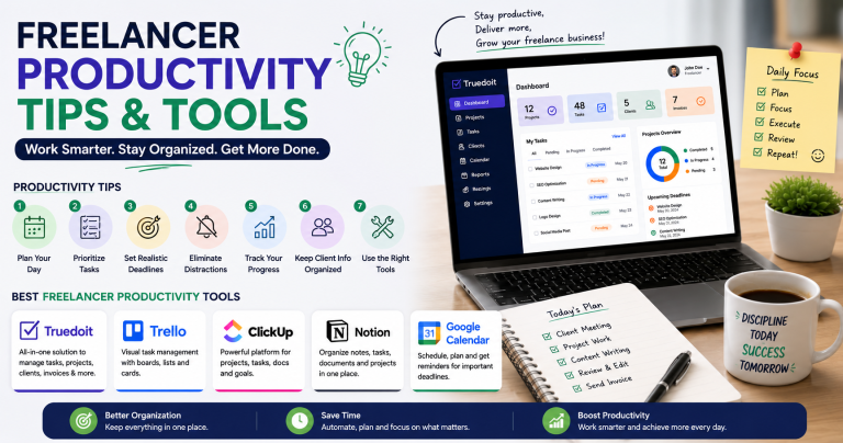 Truedoit freelancer productivity tools