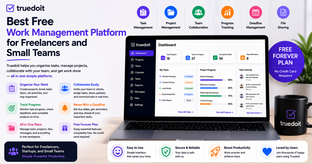 Truedoit best free Work Management Platform