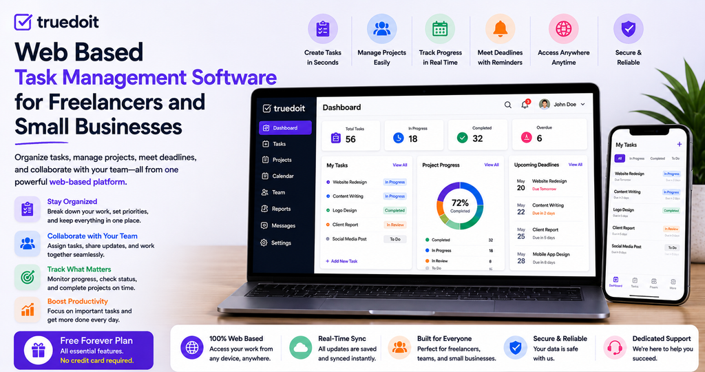 Truedoit Web Based Task Management Software