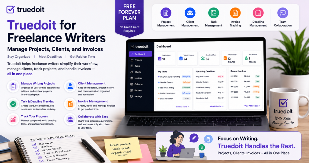 Truedoit for Freelance Writers